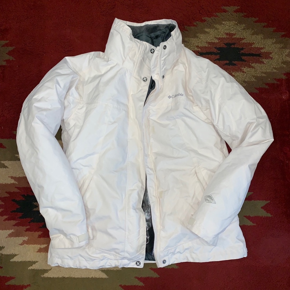 Double layered Columbia Coat